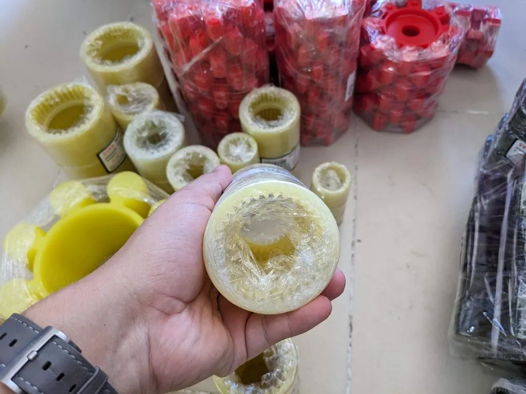 Khớp nối HRC 180 (ID76, OD160, H32, 6 cánh) — Hytrel Rubber Coupling — PXL 1