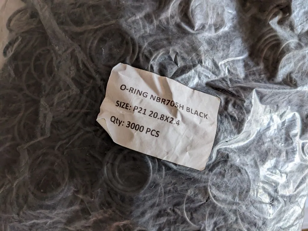 Gioăng cao su O-ring 131×3.5mm chịu dầu, chịu nhiệt — PXL 102331557.MP Gioăng cao su O-ring 131×3.5mm chịu dầu, chịu nhiệt — PXL 102331557.MP