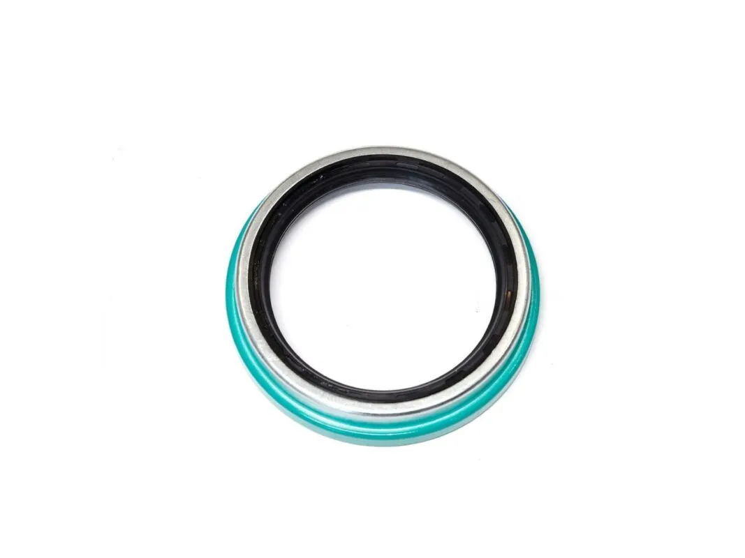 Phớt SKF: phớt viền xanh, môi cao su đen nhìn thẳng