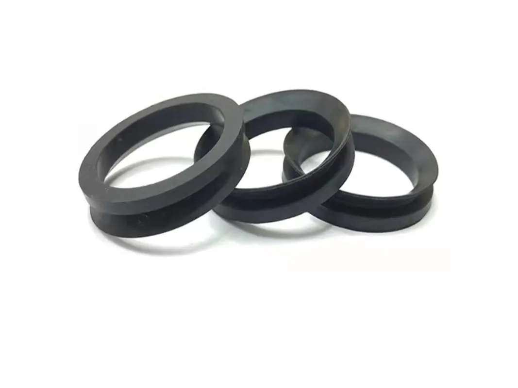 Phớt V-ring VS: ba phớt V-ring đen thân dày xếp nối tiếp